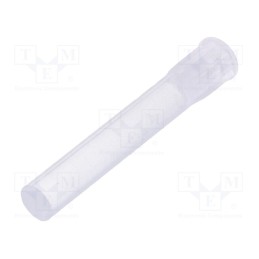 10 pcs x MENTOR - 1282.15 - Fiber for LED, round, Ø3.2mm, Front: flat, straight