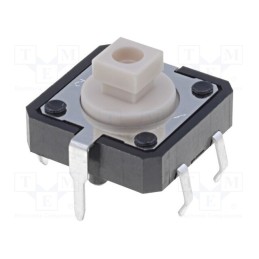 5 pcs x OMRON OCB - B3F-4150 - Microswitch TACT, SPST-NO, Pos: 2, 0.05A/24VDC, THT, none, 1.27N