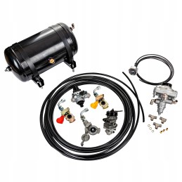 Retrofitting with pneumatics, mineral oil kit