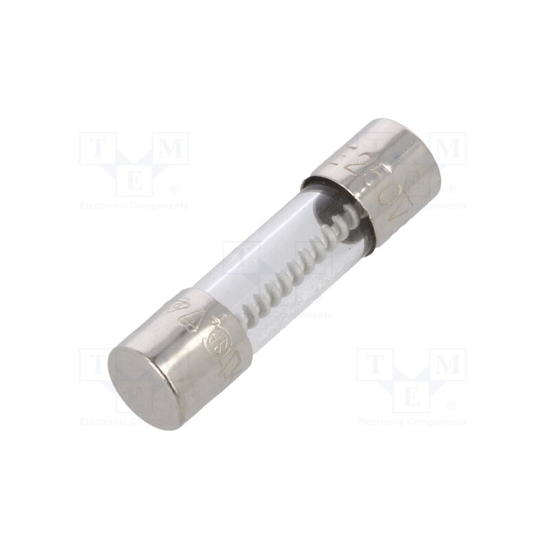1 pcs x LITTELFUSE - 021906.3MXAP - Fuse: fuse, time-lag, 6.3A, 250VAC, cylindrical,glass, 5x20mm, 219
