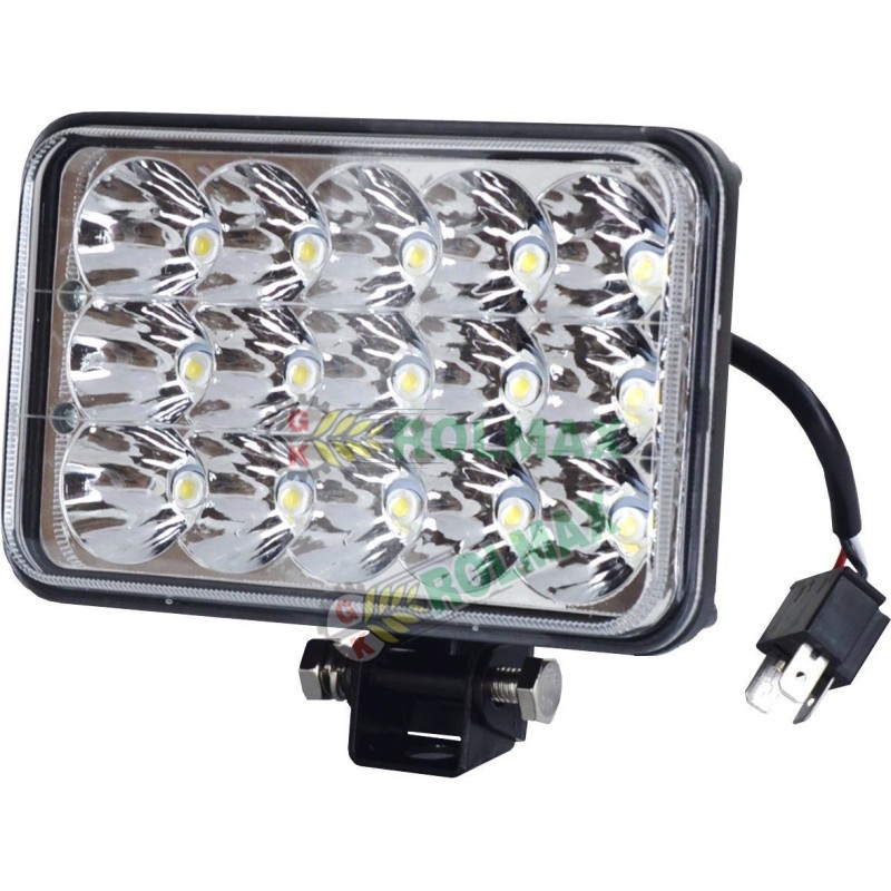 LED work lamp 45w 2700lm focused 30 aluminum