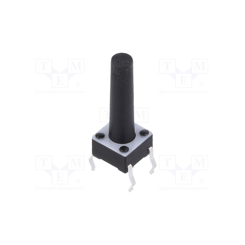 5 pcs x E-SWITCH - TL1105LF160Q - Microswitch TACT, SPST-NO, Pos: 2, 0.05A/12VDC, THT, 1.57N, 6x6x4mm