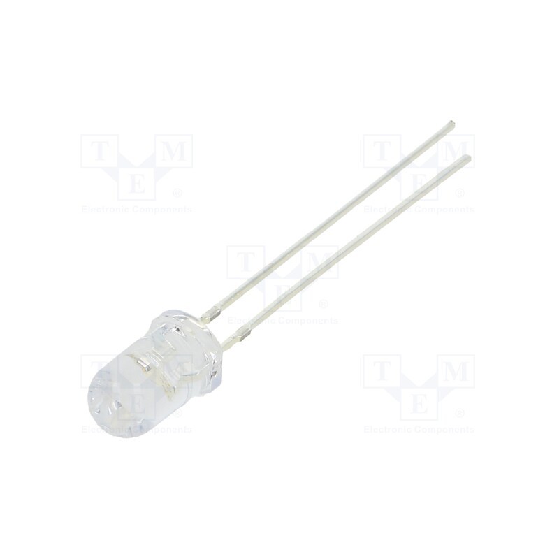 1 pcs x OPTOSUPPLY - OSPBDS5A31A - LED, 5mm, green/blue, 30°, Front: convex, 3÷5V, No.of term: 2, 1.8Hz