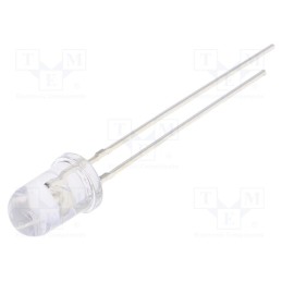 1 pcs x OPTOSUPPLY - OSG5DA5A31A-5V - LED, 5mm, green, 3000÷4200mcd, 30°, Front: convex, 5V, No.of term: 2