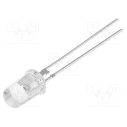 1 pcs x OPTOSUPPLY - OSR5CA5C31P - LED, 5mm, red, 18000÷22000mcd, 30°, Front: convex, 2÷2.6V