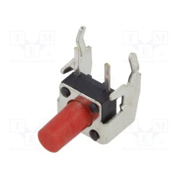 5 pcs x C&K - PTS645VK83-2 LFS - Microswitch TACT, SPST-NO, Pos: 2, 0.05A/12VDC, angular,THT, none