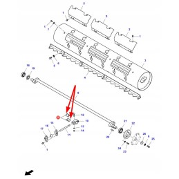 La300129659 conveyor fight half pan