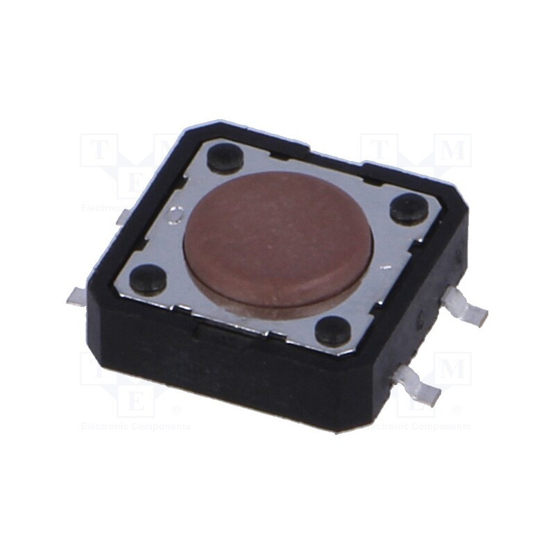 10 pcs x NINIGI - TACTM-24N - Microswitch TACT, SPST-NO, Pos: 2, 0.05A/12VDC, SMT, none, 1.6N