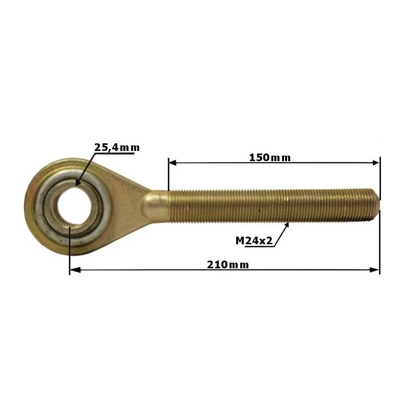 Left push rod connector head c 360 c360 46650060