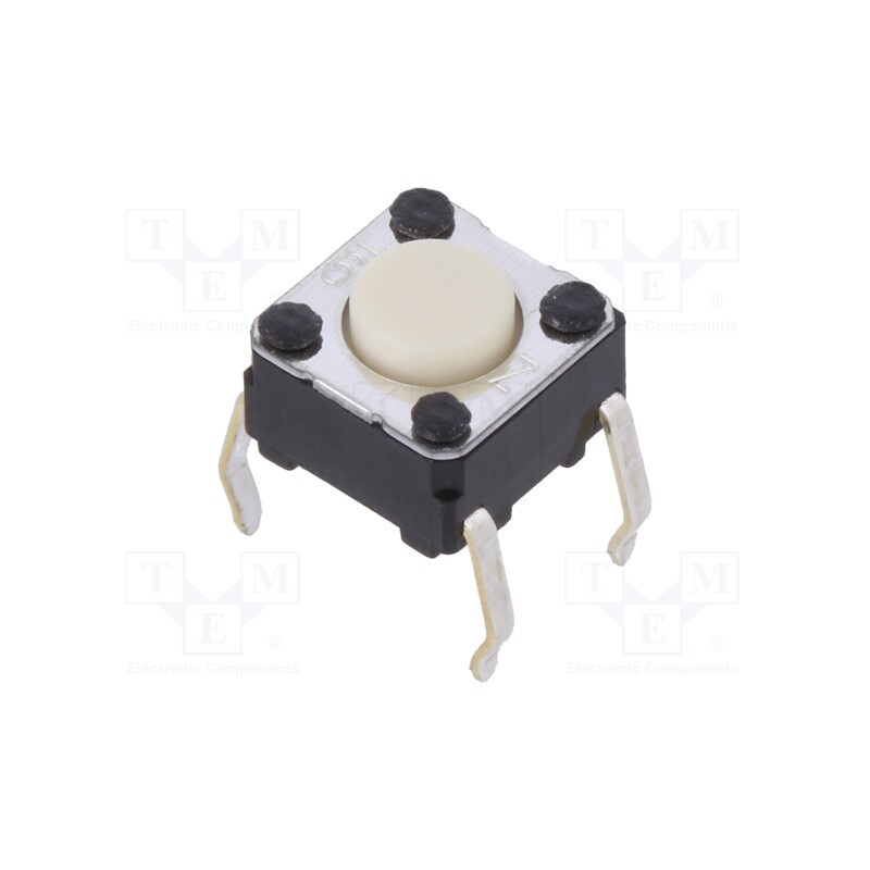 1 pcs x OMRON OCB - B3F1000S - Microswitch TACT, SPST-NO, Pos: 2, 0.05A/24VDC, THT, none, 980mN