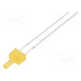 1 pcs x OPTOSUPPLY - OSO5JA7K94B-12V - LED, 2mm, orange, 150÷220mcd, 90°, Front: flat, 12V, Pitch: 2.54mm