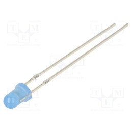 1 pcs x OPTOSUPPLY - OSBBS23134A - LED, 3mm, blue, 750÷1120mcd, 30°, Front: convex, 2.7÷3.4V, -30÷85°C