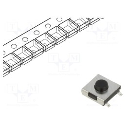 3 pcs x C&K - PTS641SP31SMTR2 LFS - Microswitch TACT, SPST-NO, Pos: 2, 0.05A/12VDC, SMT, none, 3.2N