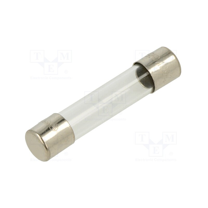 1 pcs x OPTIFUSE - FSA-315MA - Fuse: fuse, quick blow, 315mA, 250VAC, glass, 6.3x32mm, brass, FSA