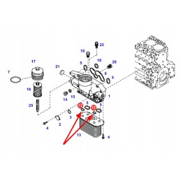 F716201510130 oil cooler seal