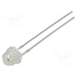 1 pcs x OPTOSUPPLY - OS5RPM56A1A-OP - LED, 4.8mm, red, 3000÷4200mcd, 100°, Front: convex, 1.8÷2.4V