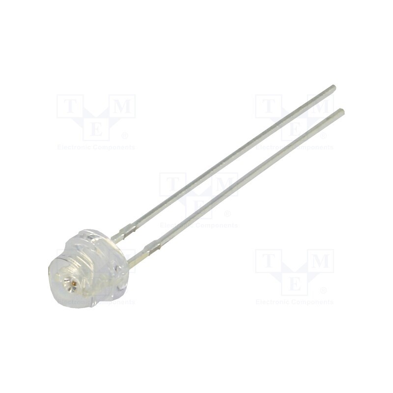 1 pcs x OPTOSUPPLY - OS5RPM56A1A-OP - LED, 4.8mm, red, 3000÷4200mcd, 100°, Front: convex, 1.8÷2.4V