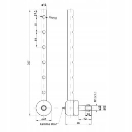 Left right power steering ball joint mf4 881736m