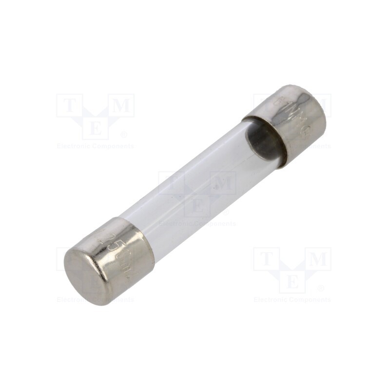 1 pcs x OPTIFUSE - FSA-250MA - Fuse: fuse, quick blow, 250mA, 250VAC, glass, 6.3x32mm, brass, FSA