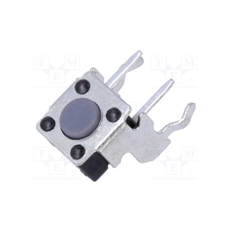 5 pcs x TE Connectivity - 1825027-1 - Microswitch TACT, SPST-NO, Pos: 2, 0.05A/24VDC, THT, none, 1N, round