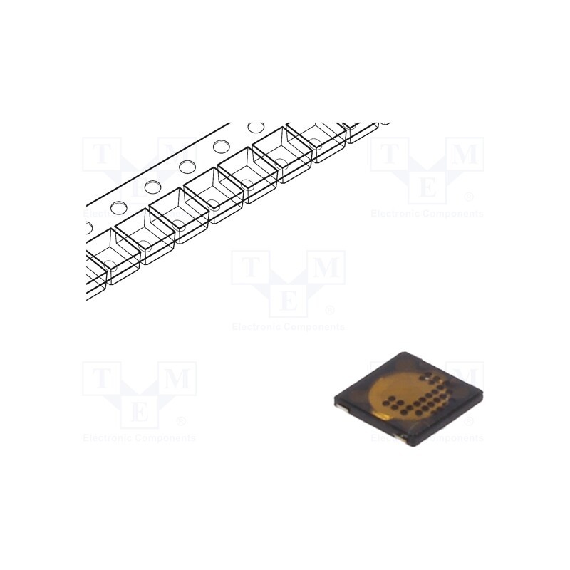 5 pcs x PANASONIC - EVQP6PB35 - Microswitch TACT, SPST, Pos: 2, 0.02A/15VDC, SMT, 4.1x4.1x0.35mm
