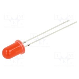 1 pcs x OPTOSUPPLY - OSR5PA5B64A-1MA - LED, 5mm, red, 220÷330mcd, 60°, Front: convex, 1.8÷2.2V, -30÷85°C