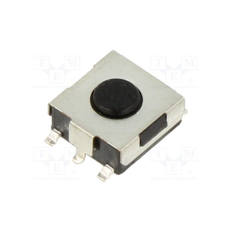 1 pcs x TE Connectivity - 1-1437565-6 - Microswitch TACT, SPST-NO, Pos: 2, 0.05A/24VDC, SMT, none, 1.6N