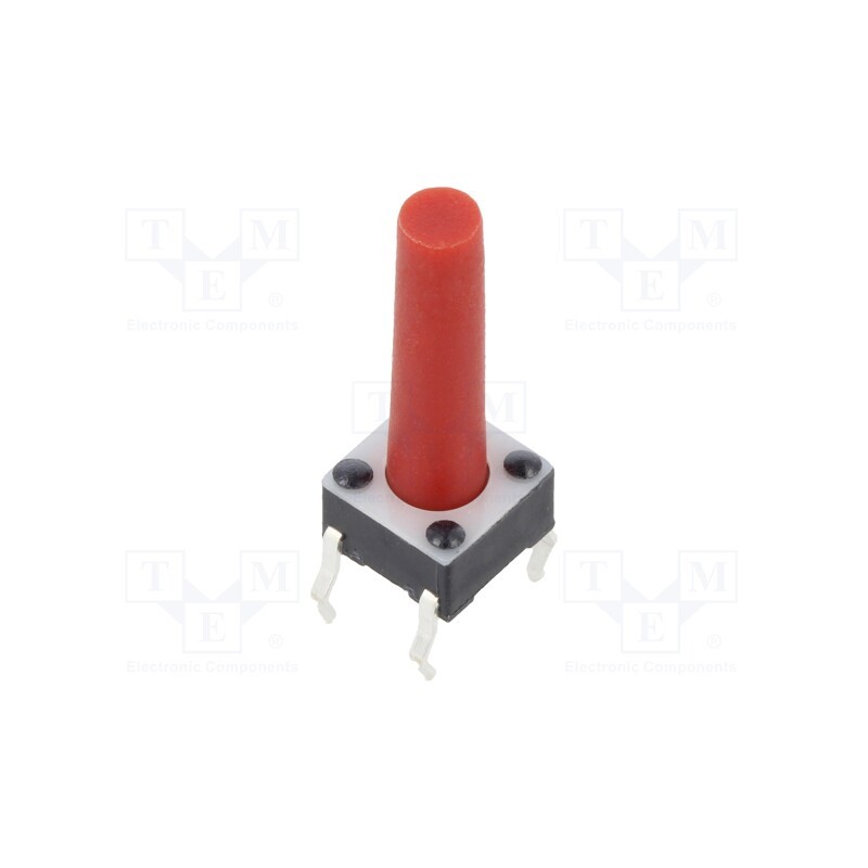 5 pcs x E-SWITCH - TL1105LF250Q - Microswitch TACT, SPST-NO, Pos: 2, 0.05A/12VDC, THT, 2.45N, 6x6x4mm