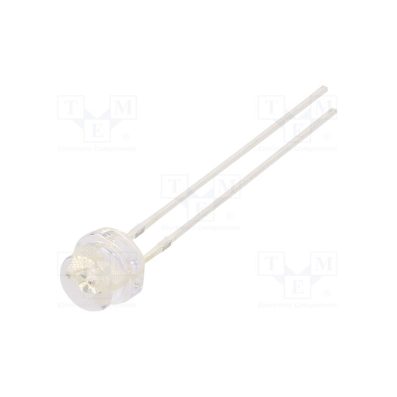 1 pcs x OPTOSUPPLY - OSR5RU56A1A-5V - LED, 4.8mm, red, 150÷220mcd, 100°, Front: convex, 5V, No.of term: 2