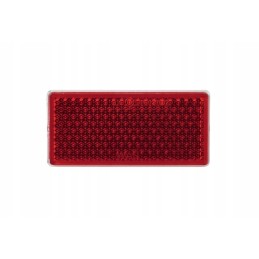 Red glued rectangular reflector