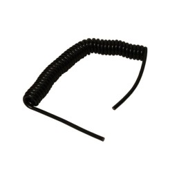 Spiral electric cable, 3m, 7-wire, solid