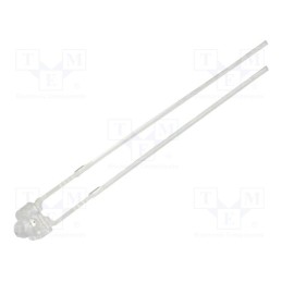 1 pcs x OPTOSUPPLY - OSO5JA7331A - LED, 1.8mm, orange, 1120÷1500mcd, 30°, Front: convex, 1.8÷2.6V