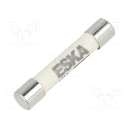 1 pcs x ESKA - 632408 - Fuse: fuse, ultra rapid, 125mA, 1kVAC, ceramic,cylindrical, brass