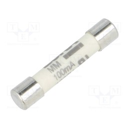 1 pcs x ESKA - 632407 - Fuse: fuse, ultra rapid, 100mA, 1kVAC, ceramic,cylindrical, brass