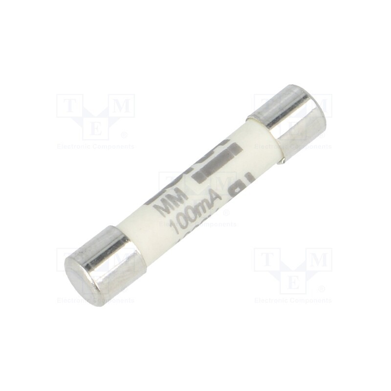 1 pcs x ESKA - 632407 - Fuse: fuse, ultra rapid, 100mA, 1kVAC, ceramic,cylindrical, brass