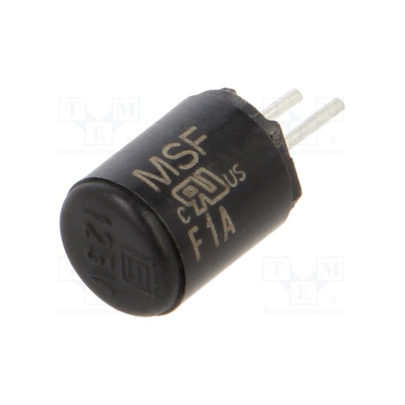 1 pcs x SCHURTER - 34.4221 - Fuse: fuse, quick blow, 1A, 125VAC, PCB,THT, TR5, copper, MSF 125