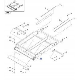 New Holland CX CSX Control Arm 84185571