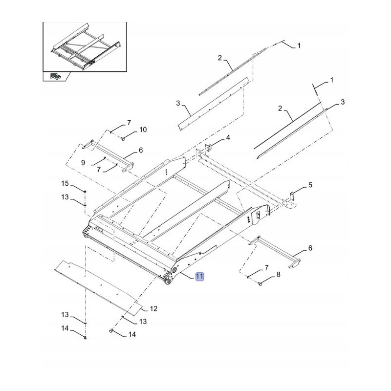 New Holland CX CSX Control Arm 84185571