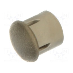 5 pcs x BIVAR - PLP2-100-S - Fiber for LED, round, Ø3mm, Front: convex, straight