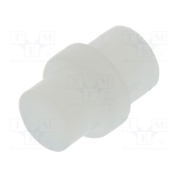 5 pcs x BIVAR - PLP1-3MM-FD - Fiber for LED, round, Ø3mm, Front: flat, straight, with flange