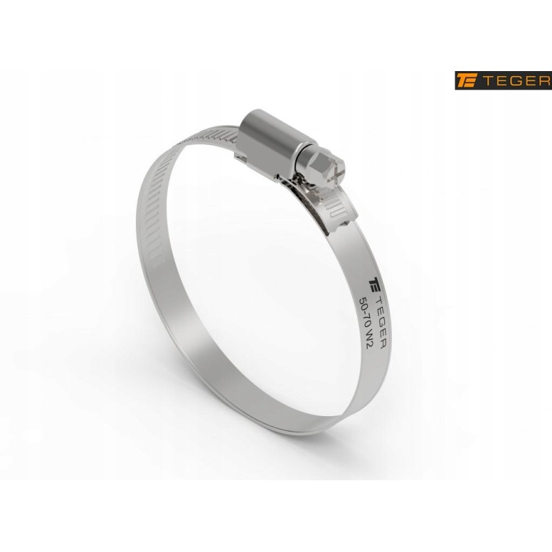 Clamping band 50 70 snail, width 9mm, teg