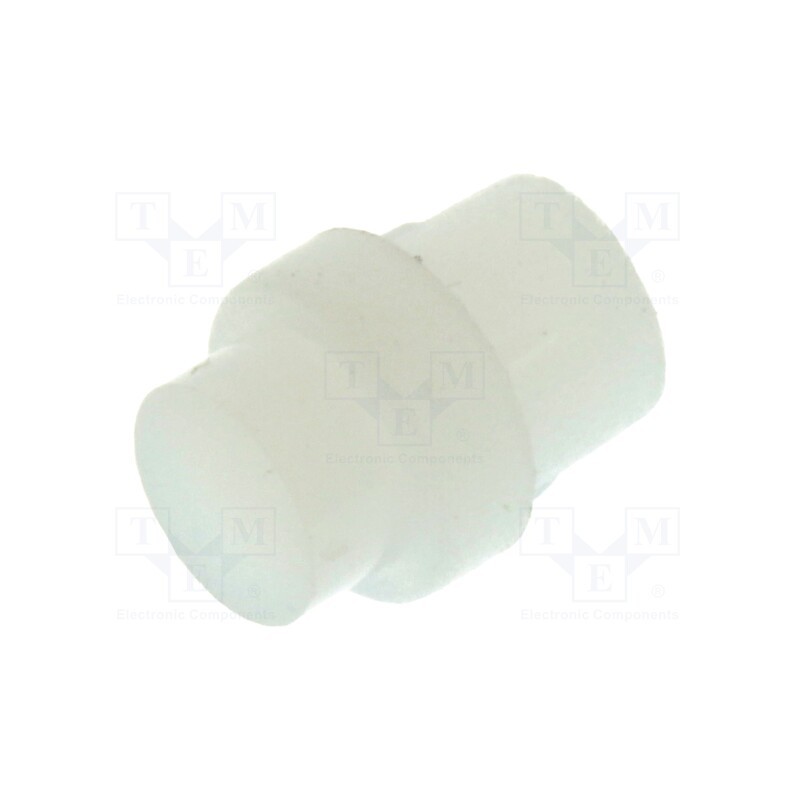 5 pcs x BIVAR - PLP1-100-FD - Fiber for LED, round, Ø3mm, Front: flat, straight, with flange