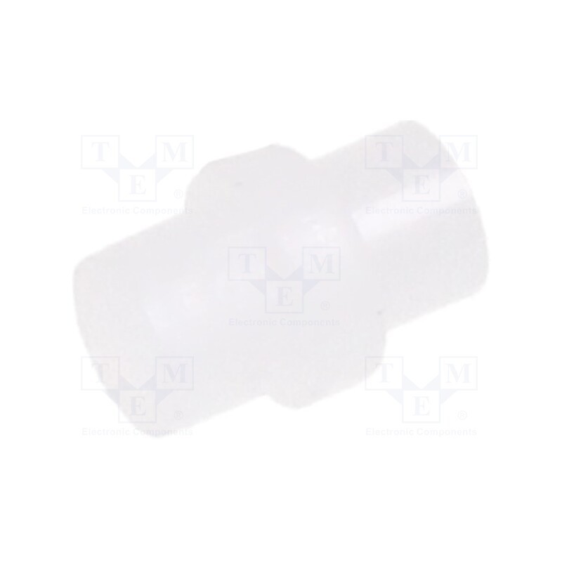 5 pcs x BIVAR - PLP1-125-FD - Fiber for LED, round, Ø3mm, Front: flat, straight, with flange