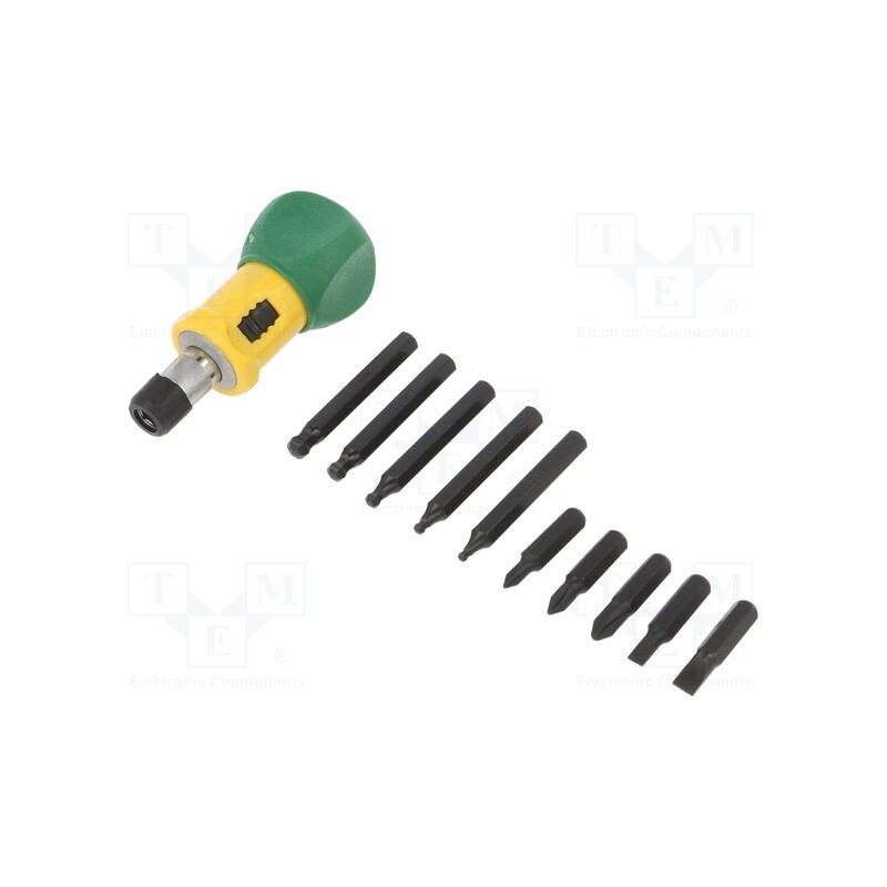 1 set x ENGINEER - DR-04 - Kit: screwdrivers, hex key,Phillips,slot, 95mm