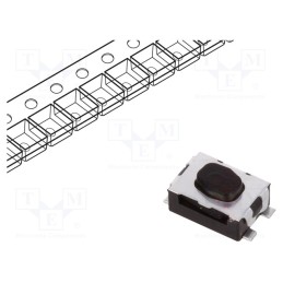 5 pcs x C&K - KMR221G LFS - Microswitch TACT, SPST-NO, Pos: 2, 0.05A/32VDC, SMT, none, 2N, 1.9mm