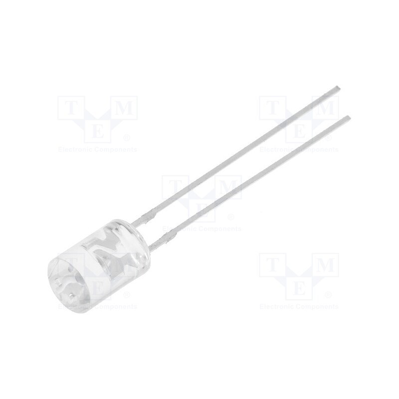 1 pcs x OPTOSUPPLY - OSG5DA5GA1B - LED, 5mm, green, 1120÷1560mcd, 100°, Front: flat, 2.8÷3.6V