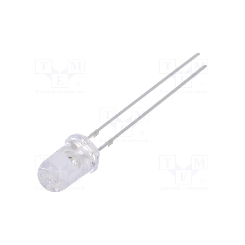 1 pcs x OPTOSUPPLY - OSG5DA5111A - LED, 5mm, green, 25000÷30000mcd, 15°, Front: convex, 2.9÷3.6V