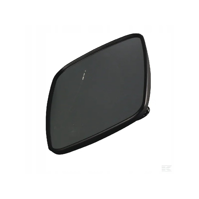 Interior mirror with handle at the back