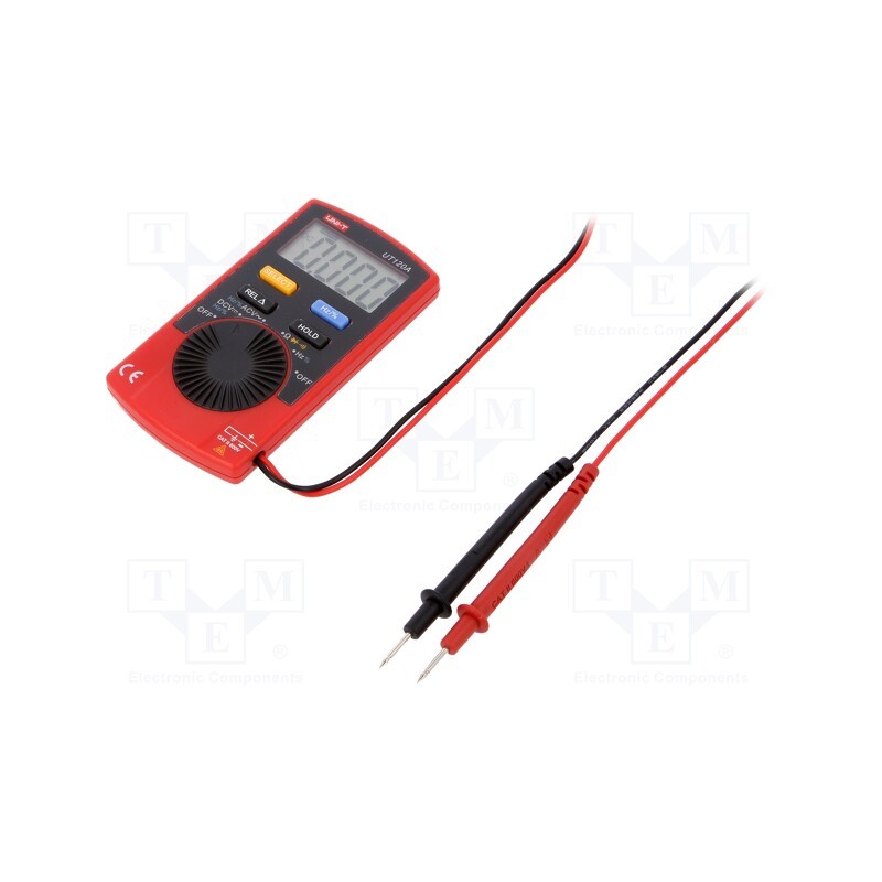1 pcs x UNI-T - UT120A - Digital multimeter, LCD, (4000), VDC: 1mV÷4V,40V,400V,600V