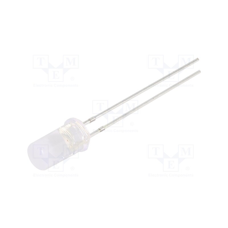 1 pcs x OPTOSUPPLY - OS5OPM5TC5A - LED, 4.8mm, orange, 750÷1120mcd, 120°, Front: flat, 2.1÷2.6V, 78mW